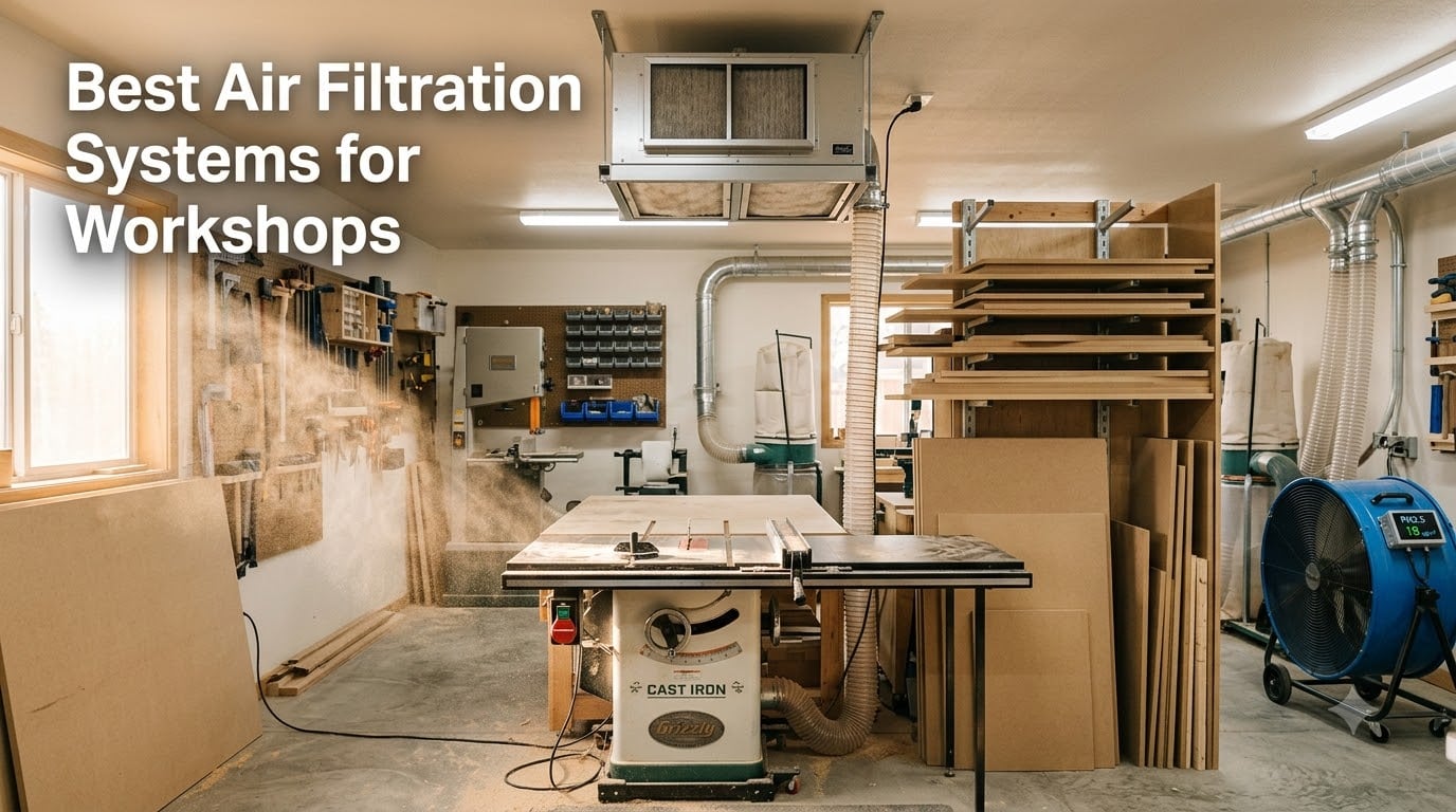 Best Air Filtration Systems for Workshops