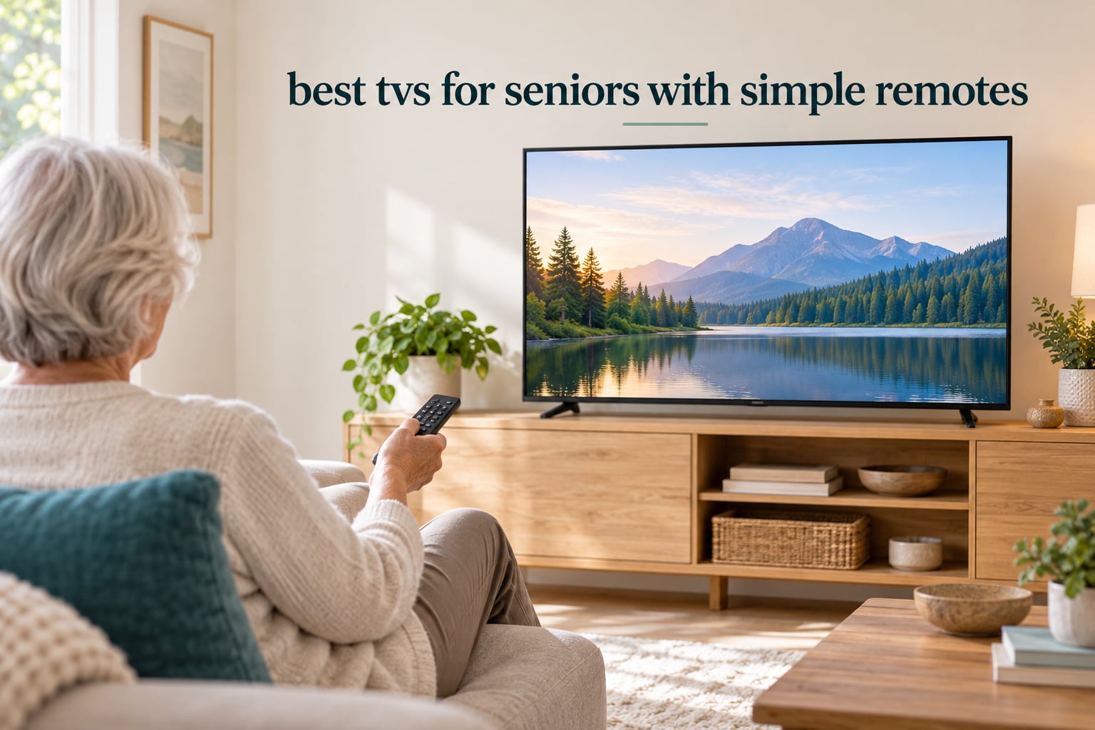 best tvs for seniors with simple remotes