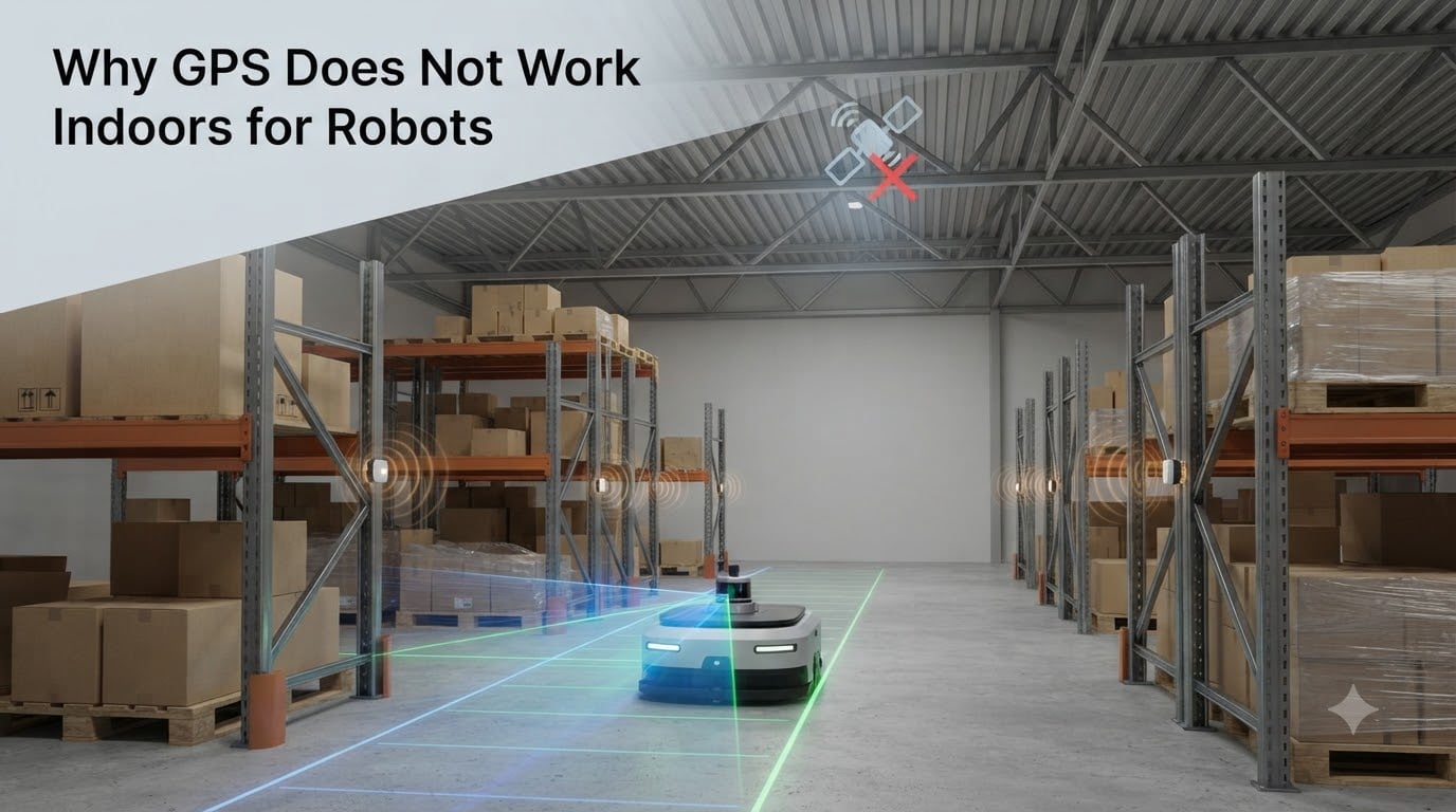 Why GPS Does Not Work Indoors for Robots