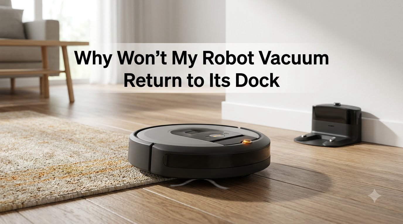 Why Won't My Robot Vacuum Return to Its Dock