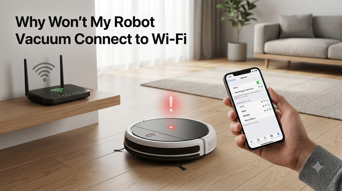 Why Won't My Robot Vacuum Connect to Wi-Fi