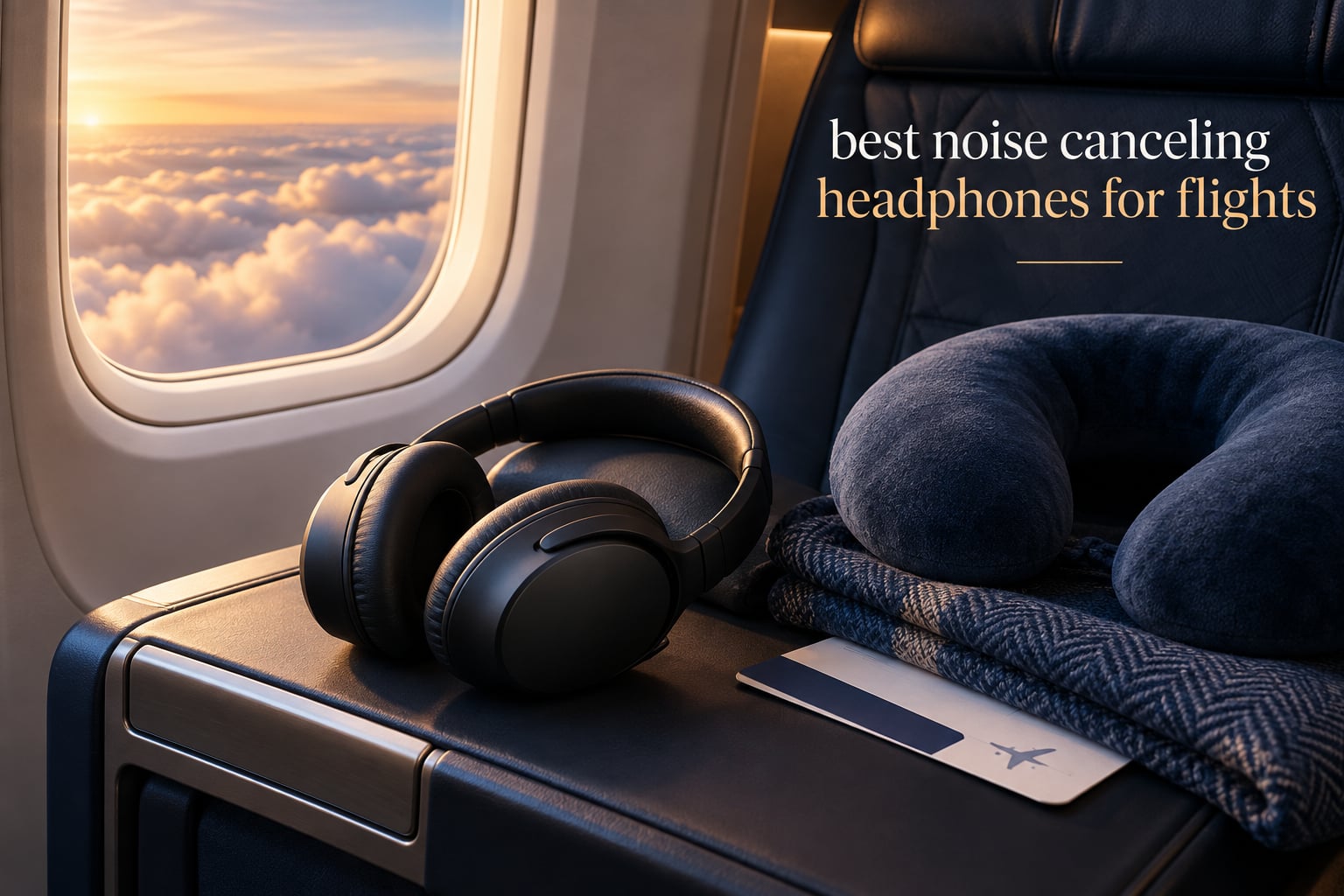 best noise canceling headphones for flights