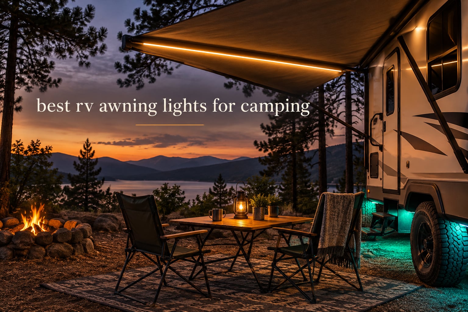 best rv awning lights for camping