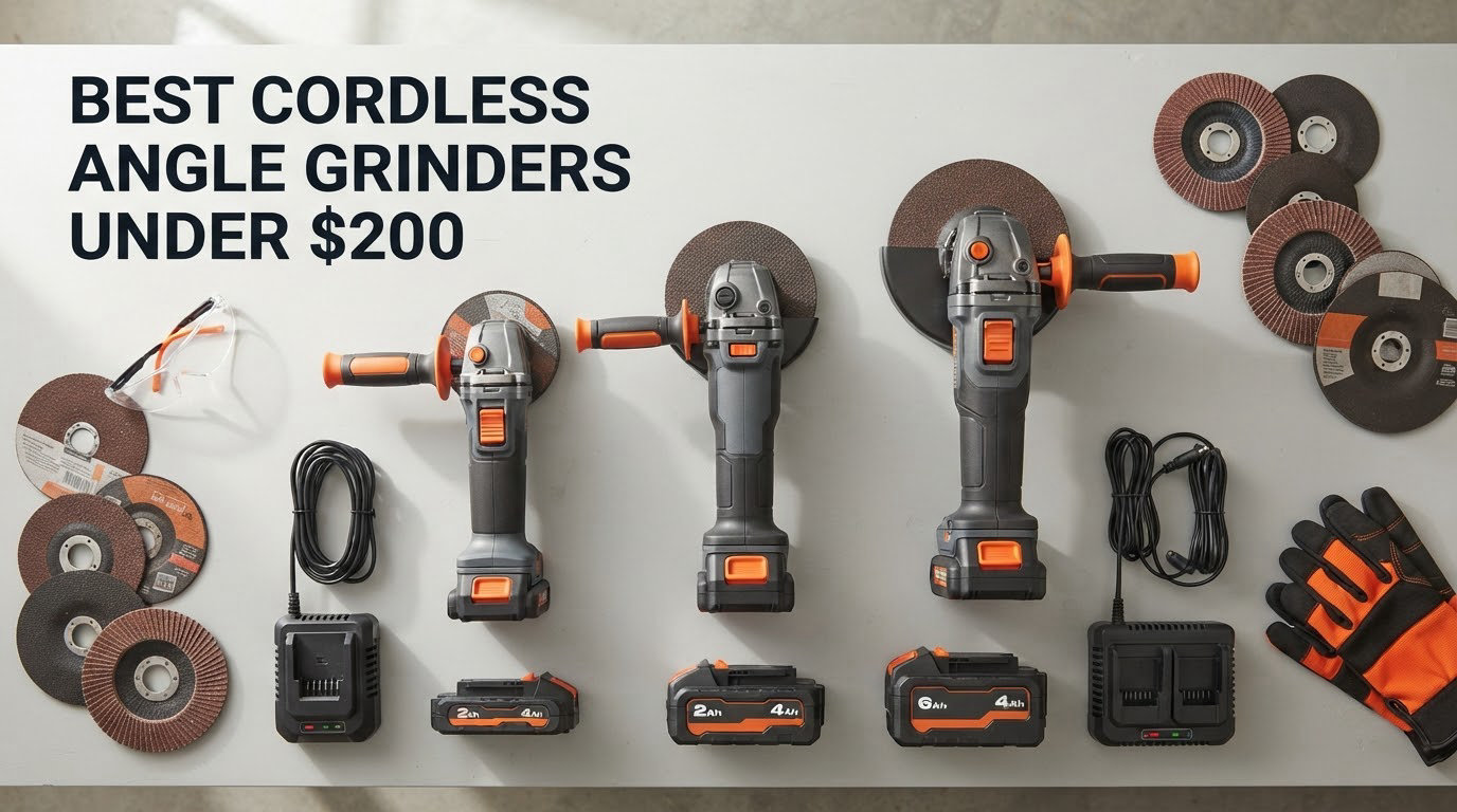 best cordless angle grinders under $200
