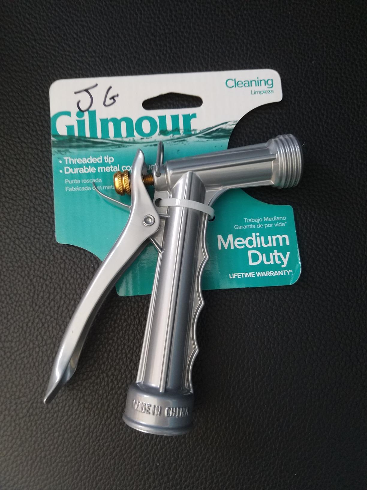 Gilmour Full Size Zinc Pistol Grip Nozzle with Threaded Front, Silver (857302-1001) customer photo 2
