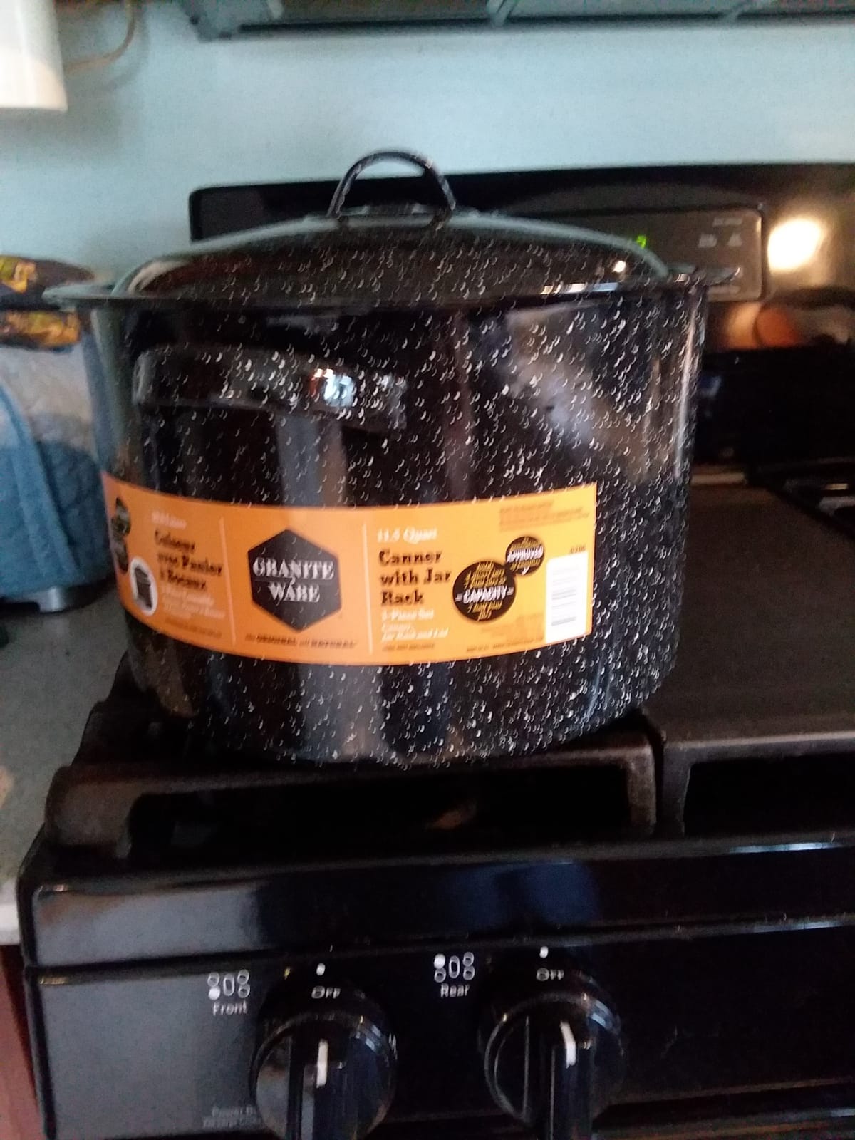 Granite Ware Covered Preserving Canner with Rack, 12-Quart customer photo 2
