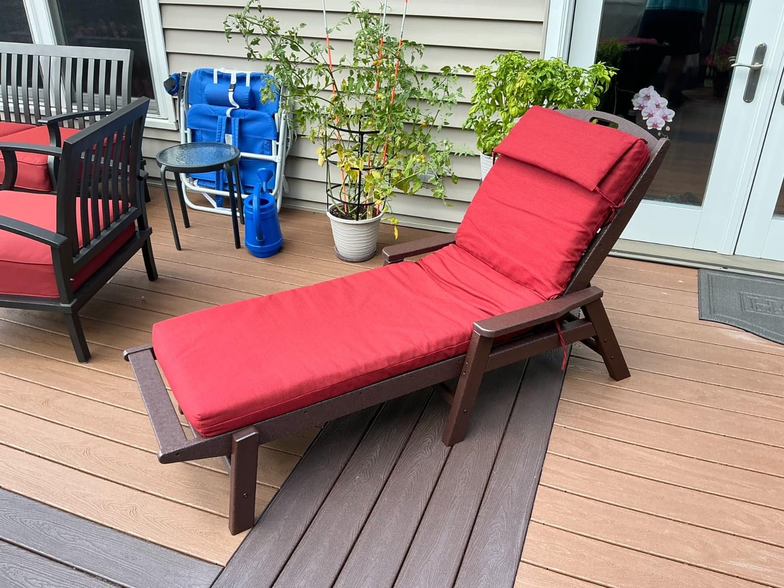 POLYWOOD Nautical Chaise, Green customer photo 1