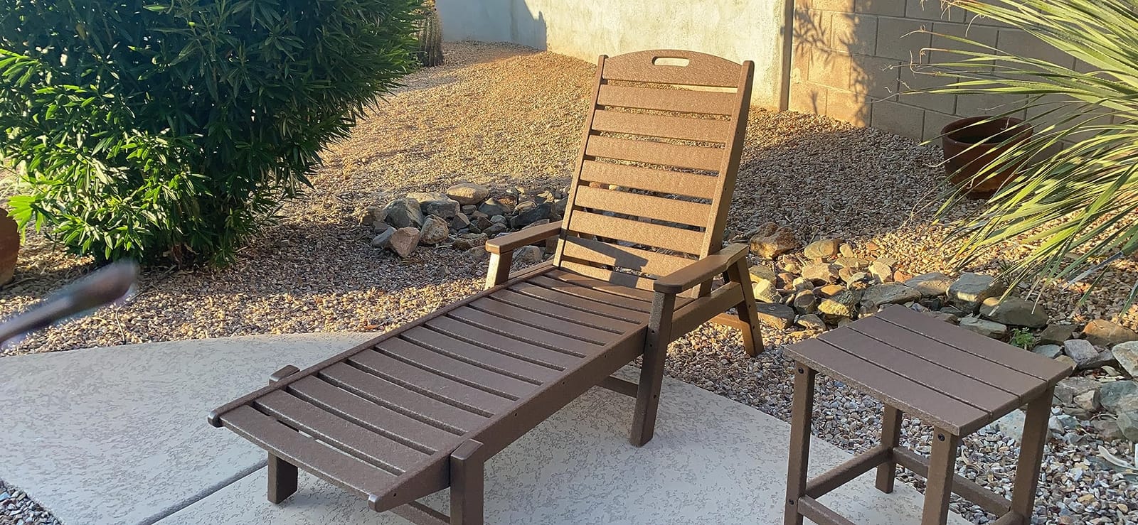 POLYWOOD Nautical Chaise, Green customer photo 2