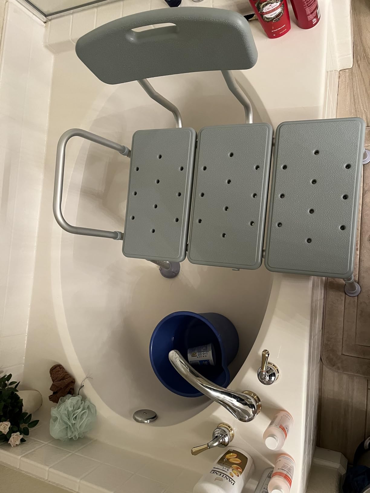 Drive Medical Tub Transfer Bench for Bathtub, Height Adjustable customer photo 2