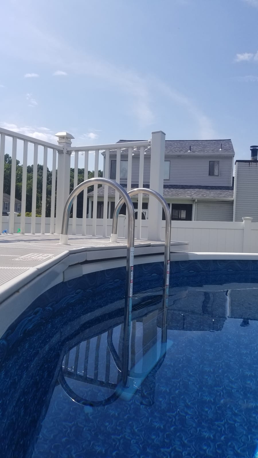 Blue Wave Premium Stainless Steel in-Pool Ladder for Above Ground Pools customer photo 1
