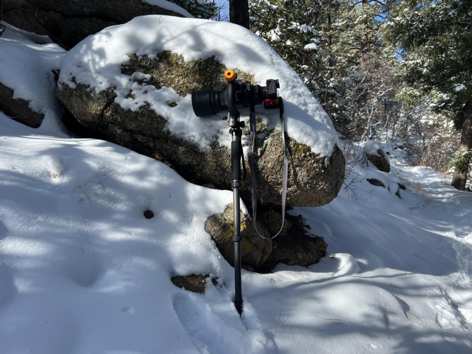SIRUI Camera Monopod P-326 6 Section Carbon Fiber Compact Lightweight Travel Monopod customer photo 1
