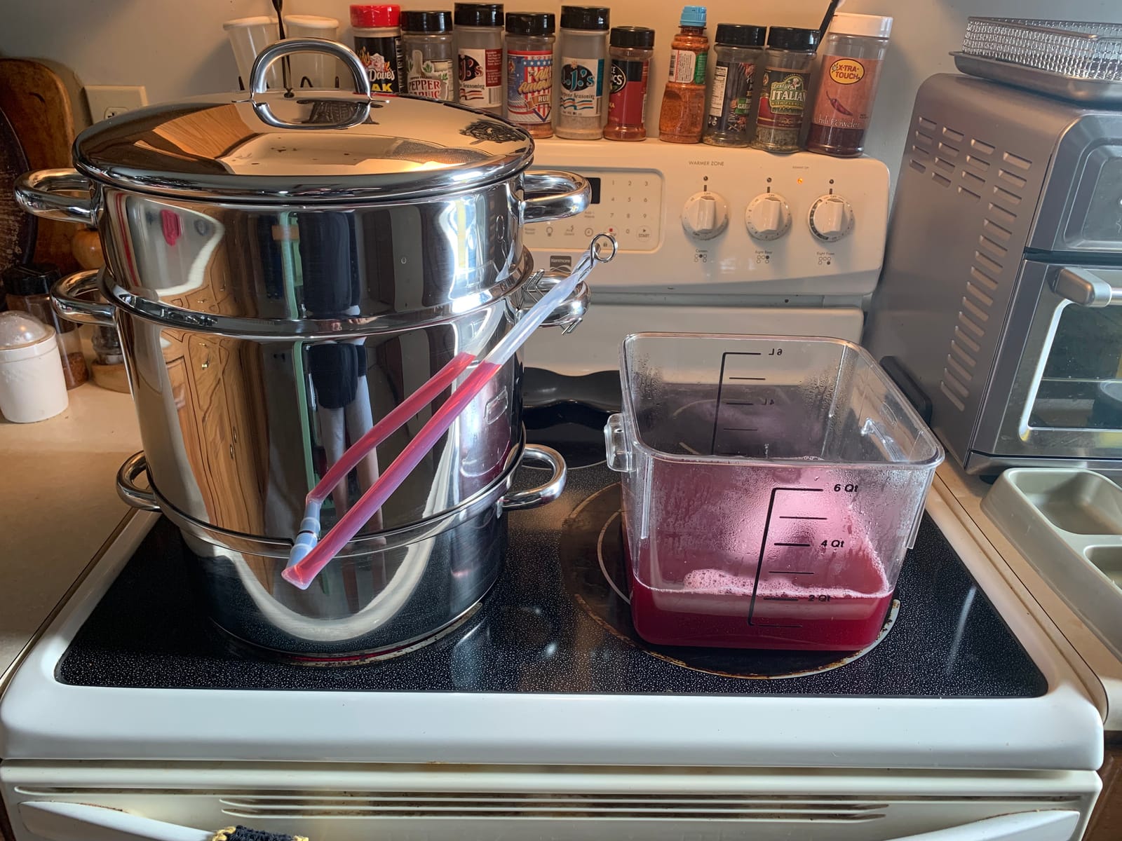 Cook N Home Stainless Steel Steam Juice Extractor, 11-Qt Steam Juicer Pot customer photo 2