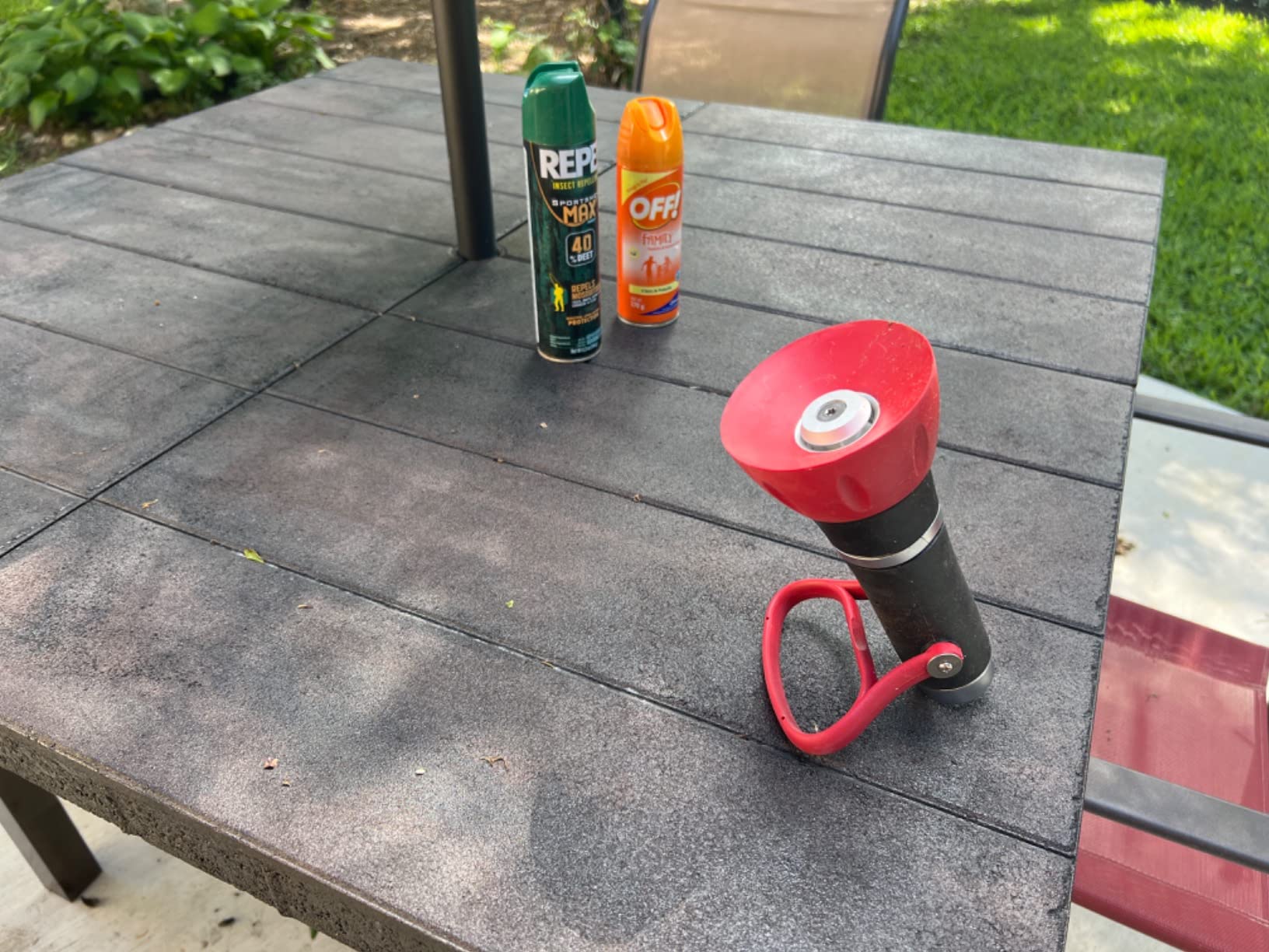 Gilmour Pro Twist Hose Nozzle, Fireman Hose Nozzle for Cleaning and Watering, Heavy Duty Garden Hose Nozzle with Adjustable Spray Pattern, Red customer photo 2