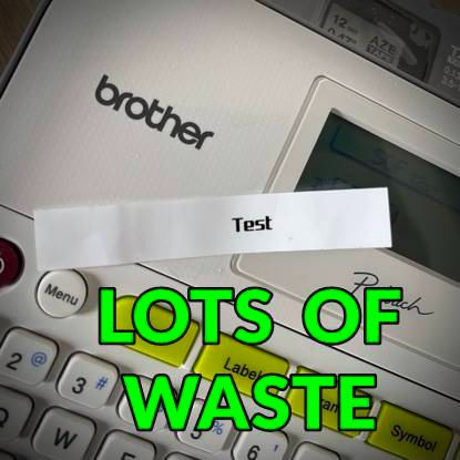 Brother P-Touch Monochrome Label Maker, Versatile Easy-to-Use Labeler, PTD400AD, AC Adapter, QWERTY Keyboard, Multiple Line Labeling, White customer photo 2