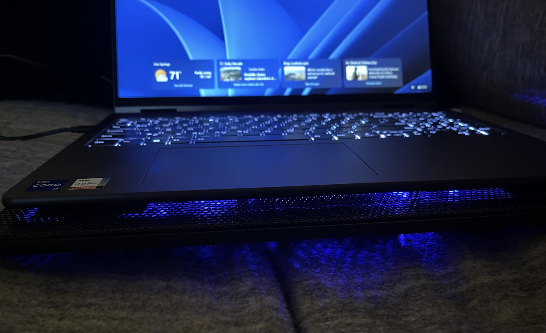 havit HV-F2056 Laptop Cooling Pad for 15.6-17 Inch Laptops, Black customer photo 2