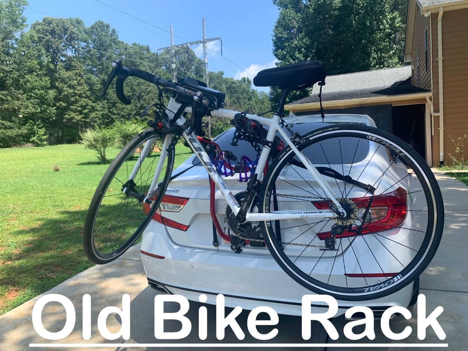 Yakima FullBack 3 Premium Trunk Bike Rack, Holds 3 Bikes, Tool-Free Installation, SuperCush ZipStrips, Foldable Arms, SKS Locks, Bottle Opener customer photo 1