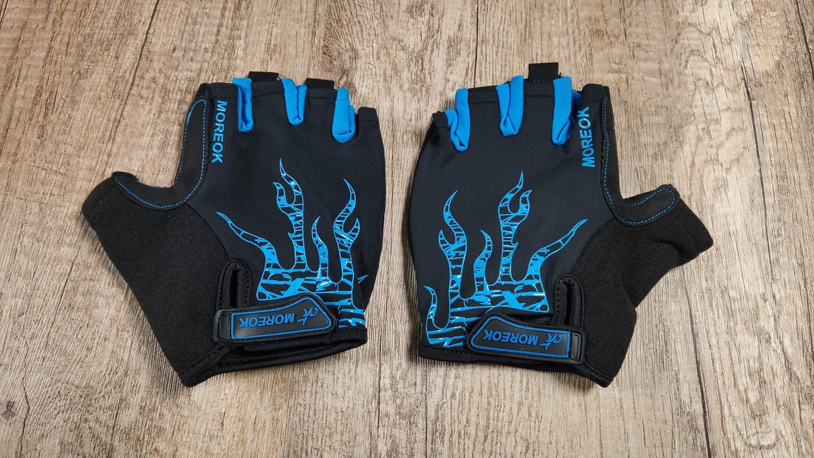 MOREOK Cycling Gloves Bike Bicycle Gloves, Half Finger 5MM Gel Anti-Slip customer photo 1