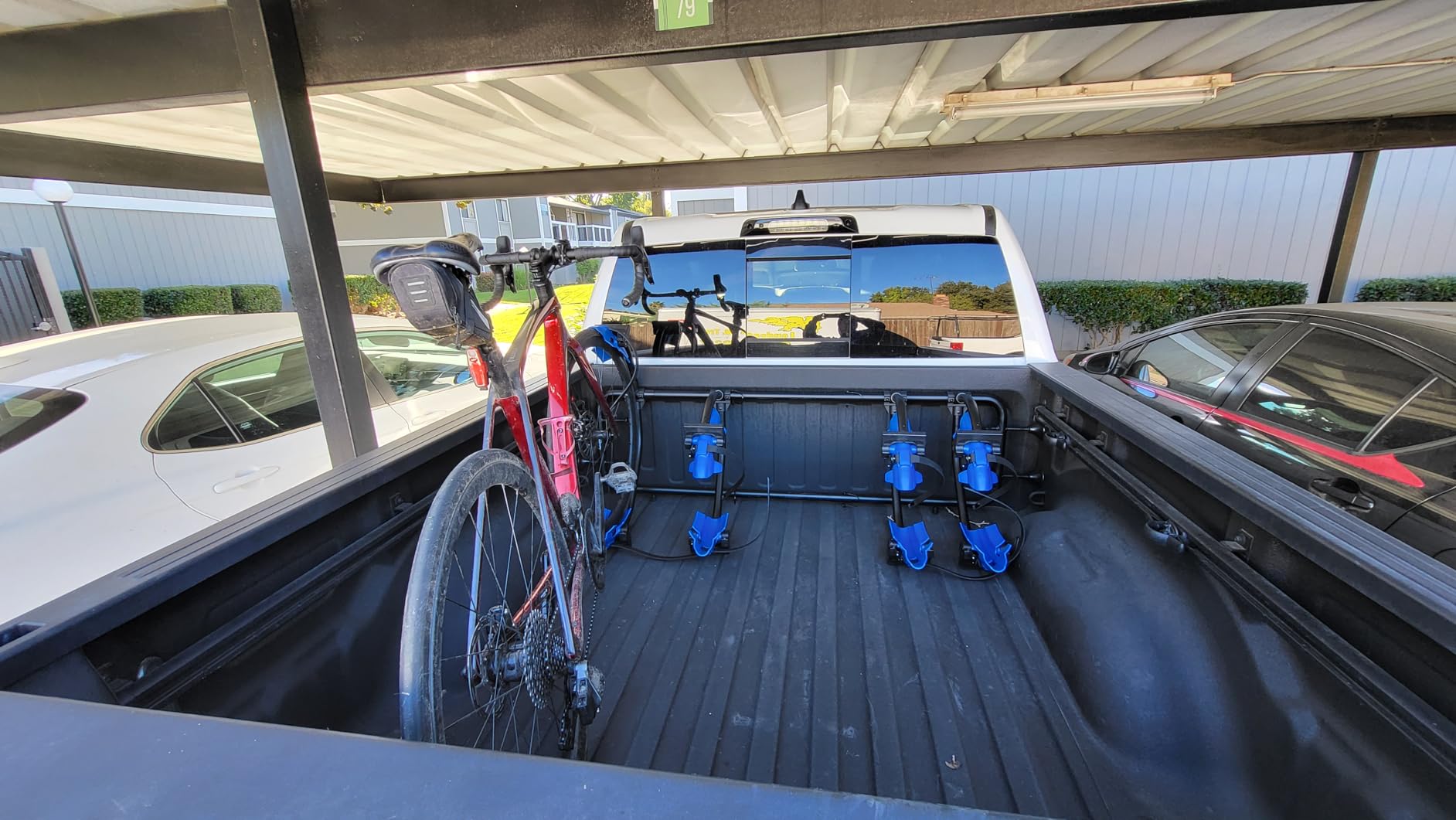 Heininger Advantage SportsRack BedRack Elite Truck 4 Bike Rack, Black (2030) customer photo 2