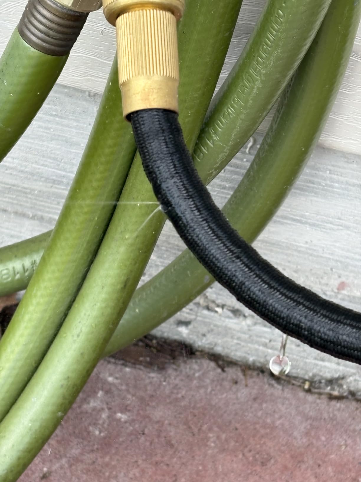 Flexi Hose Lightweight Expandable Garden Hose, 50FT - Retractable Garden Hose, Water Hose - No-Kink Flexibility, 3/4 Inch Solid Brass Fittings and Double Latex Core customer photo 1