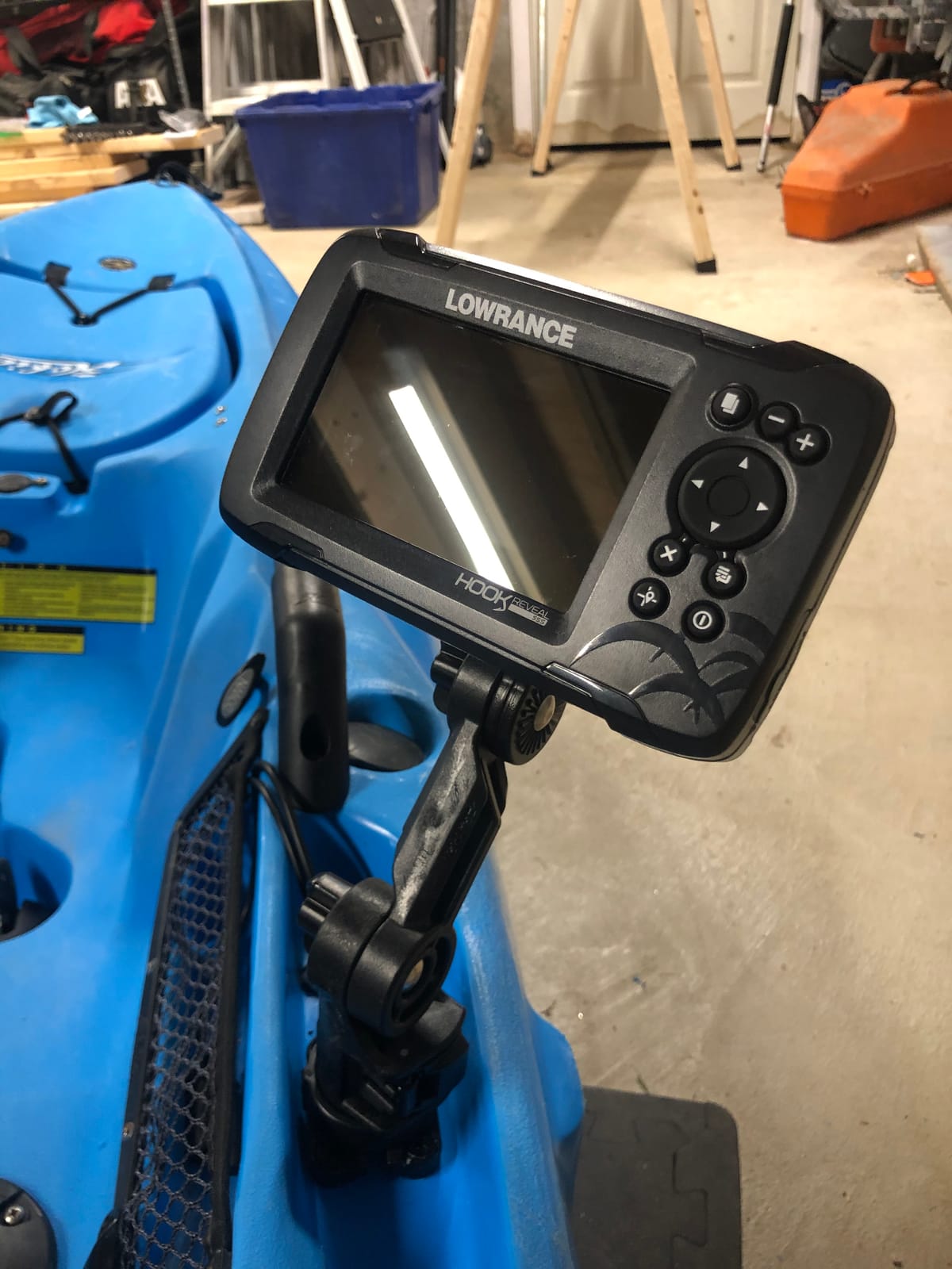 YakAttack Fish Finder Mount for Lowrance Hook2 & Simrad Cruise 5 customer photo 2