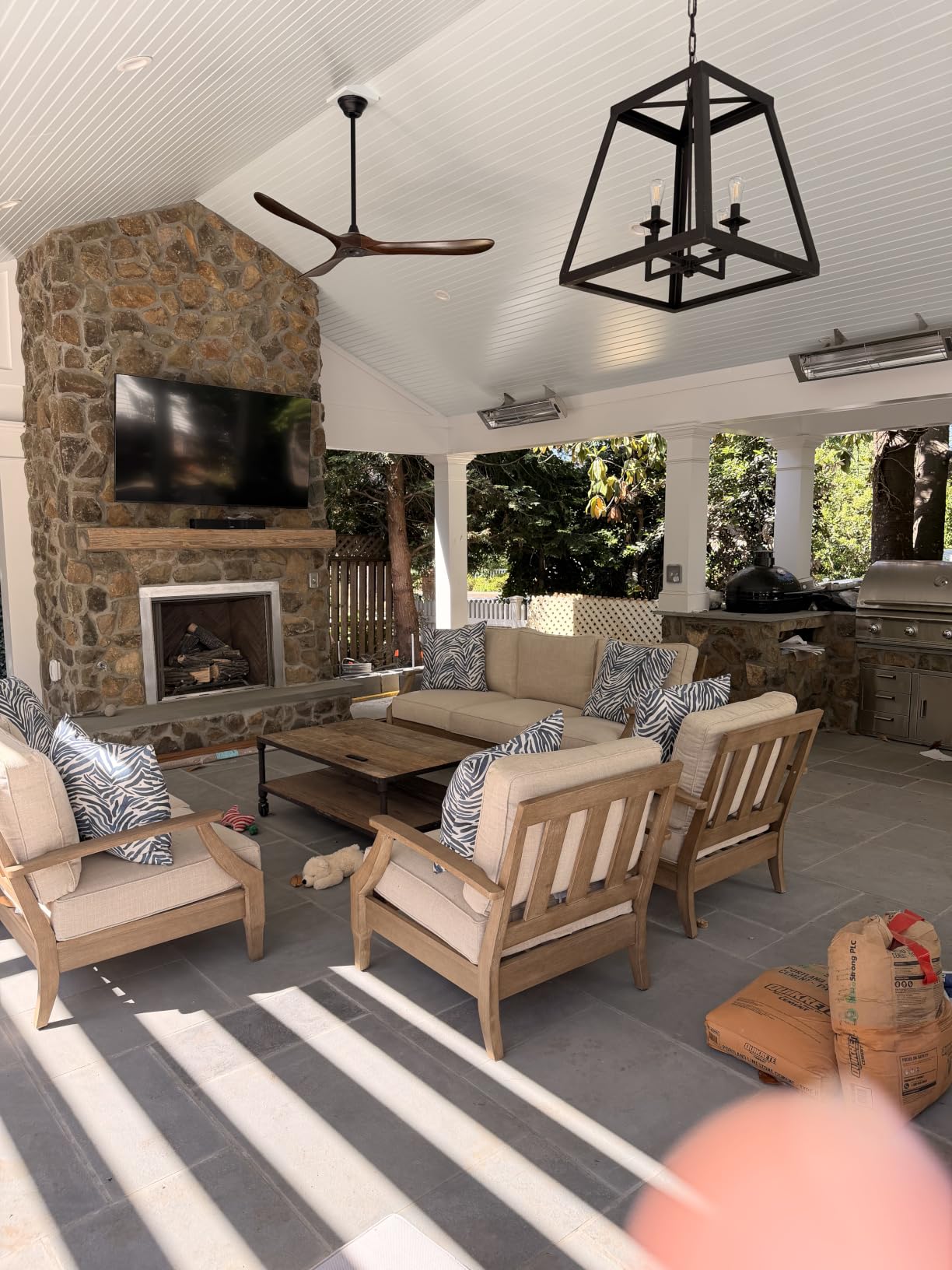 Signature Design by Ashley Clare View 1-Piece Eucalyptus Outdoor Sofa customer photo 2