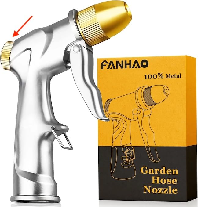 FANHAO Upgraded 100% Metal Garden Hose Nozzle Heavy Duty, High Pressure customer photo 1