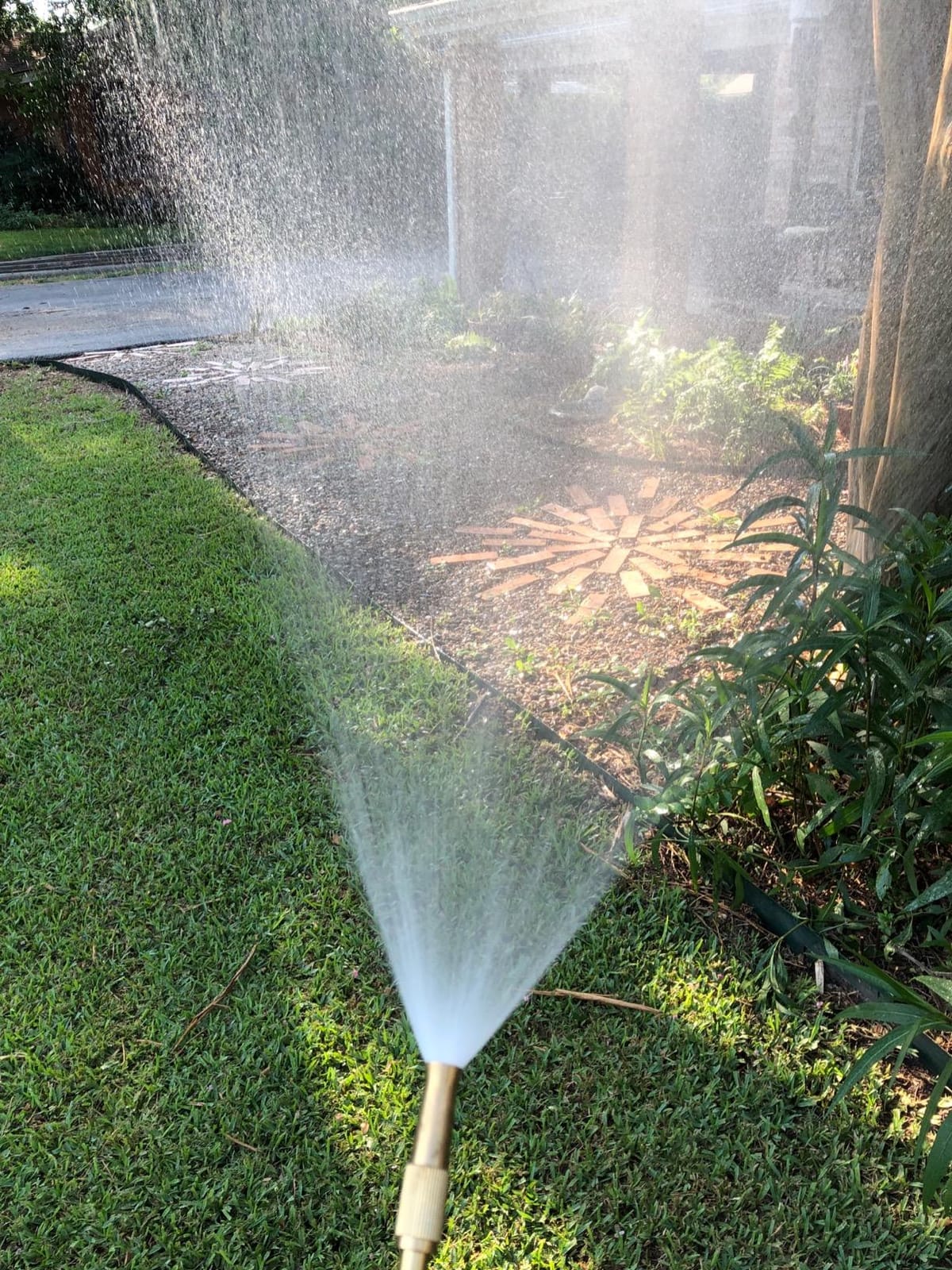 High Pressure Hose Nozzle Heavy Duty | Brass Water Hose Nozzles for Garden Hoses | Adjustable Function | Fits Standard Hoses, Garden Sprayer, Spray Nozzle, Power Washer Nozzle customer photo 1