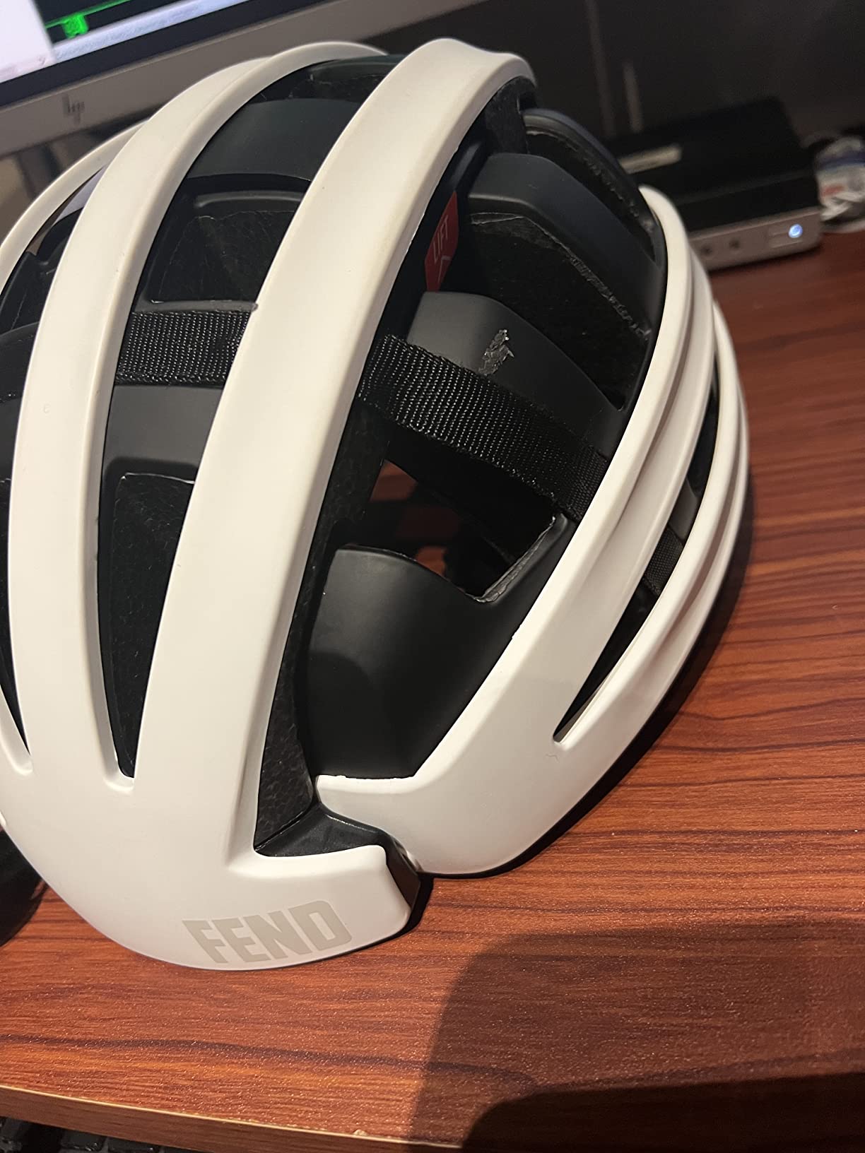 FEND One Foldable Bike Helmet, CPSC/EN1078 Certified, Award-Winning Patented Smart-Fold Design, Lightweight Commuter Helmet for Adults – Bike, Scooter, Skateboard customer photo 2