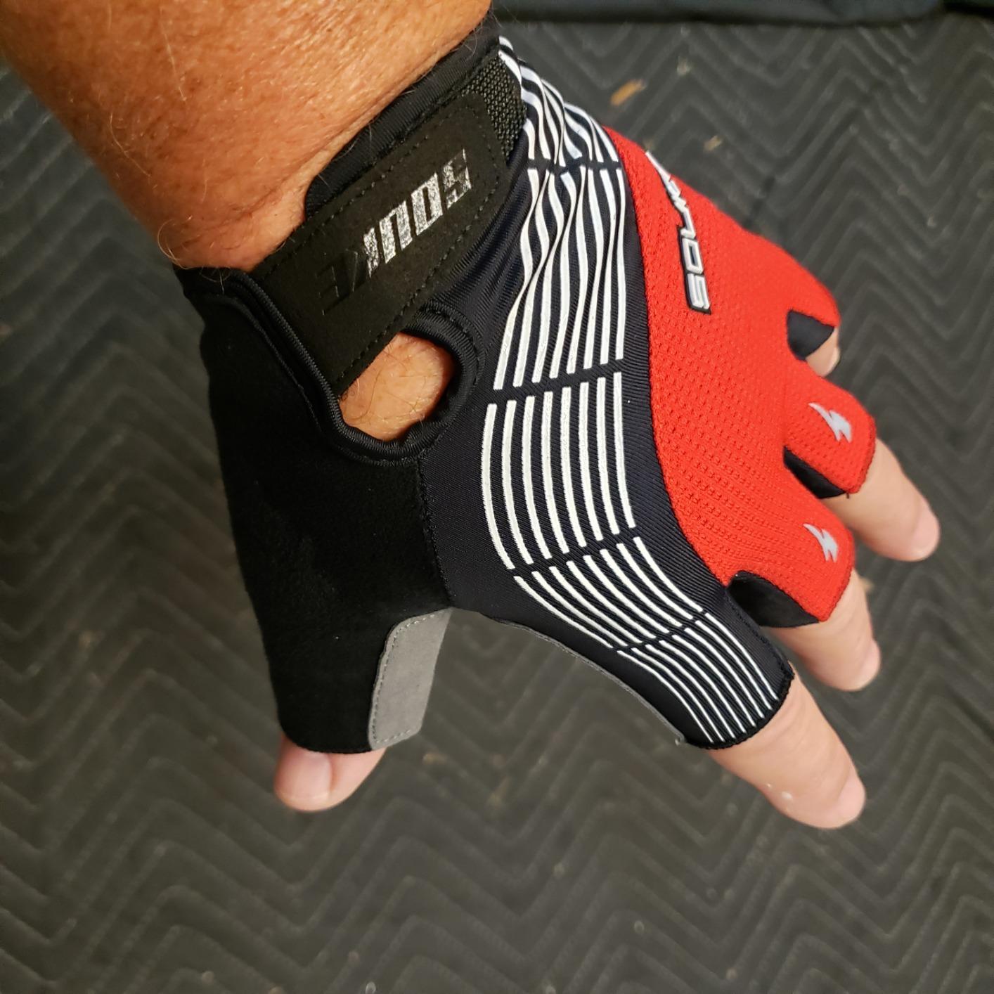 Souke Sports Bike Gloves for Men Women Half Finger Padded Cycling Gloves customer photo 1