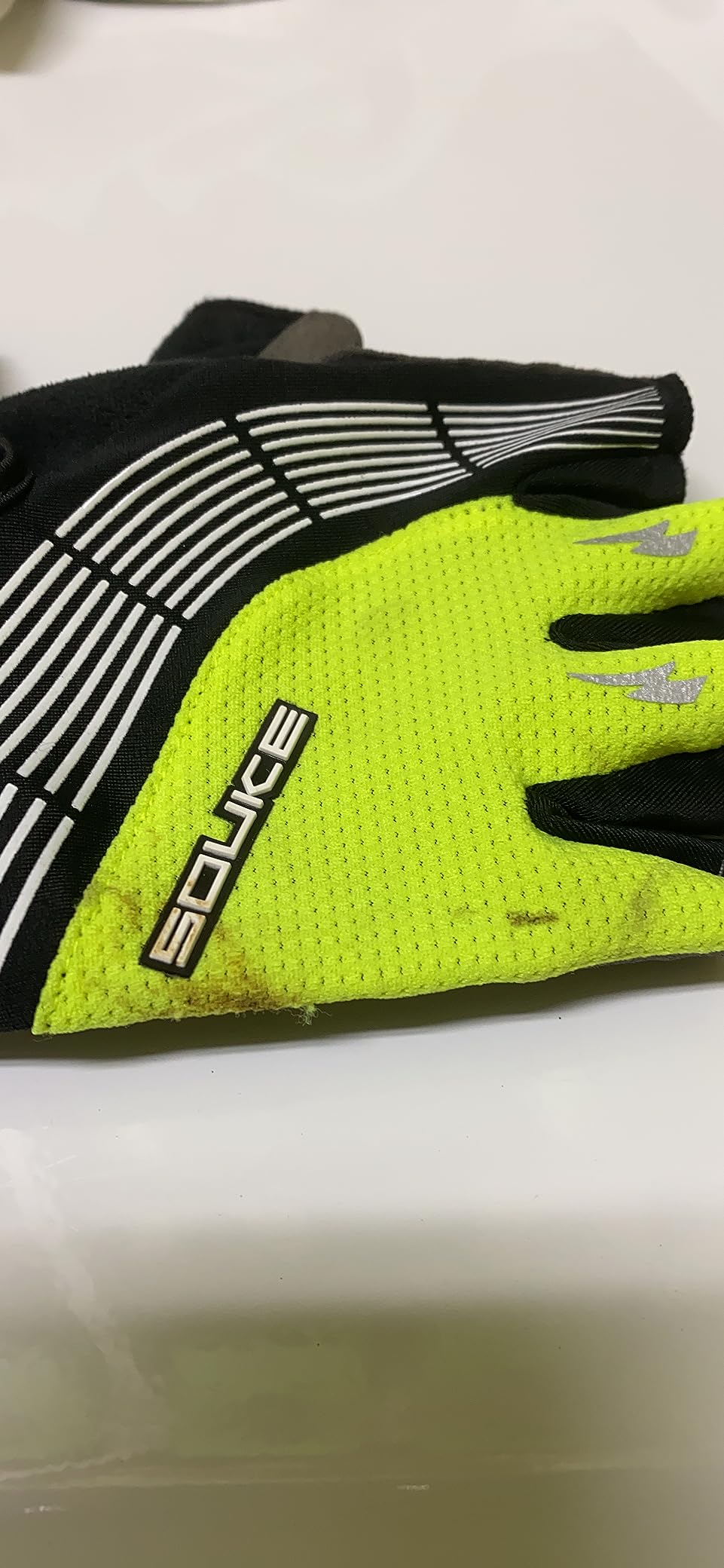 Souke Sports Bike Gloves for Men Women Half Finger Padded Cycling Gloves customer photo 2