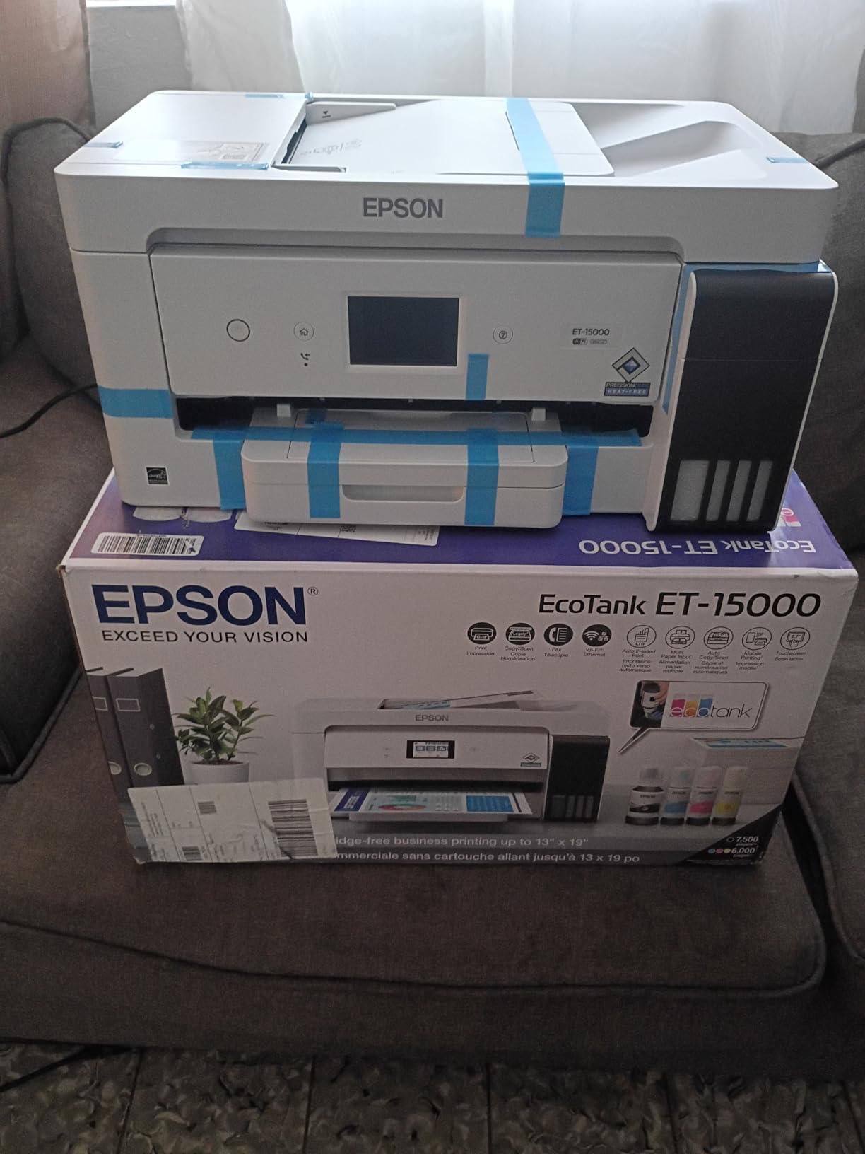Epson EcoTank ET-15000 Wireless All-in-One Wide-Format Supertank Printer customer photo 1
