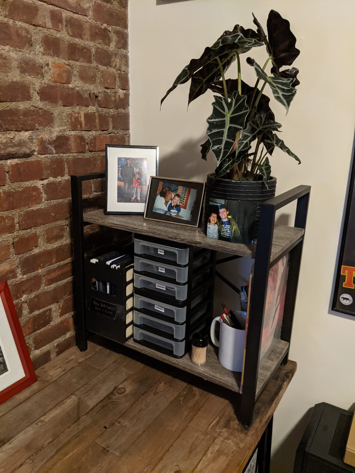 IRIS USA 2-Pack, 3-Drawer Small Plastic Stacking Desktop Organizer, Black customer photo 1
