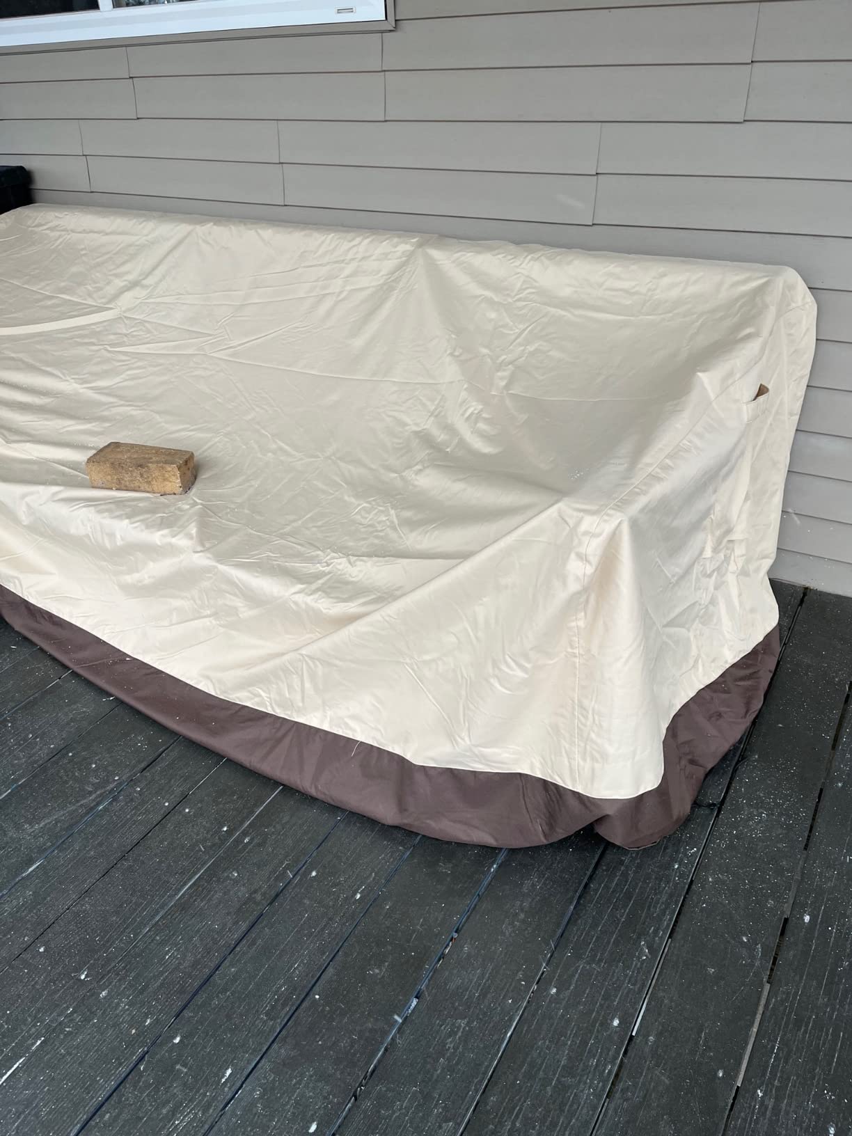 Vailge Patio Sofa Cover 3-Seater & Outdoor Couch Cover Waterproof customer photo 1