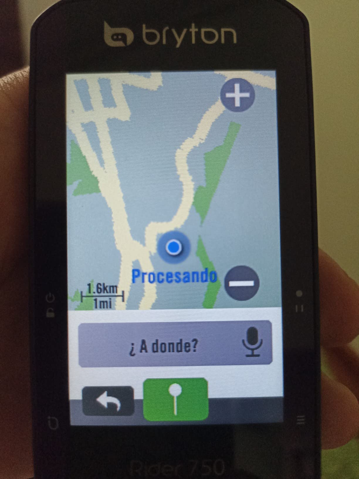 Bryton Rider 750E GPS Cycle Computer, Black customer photo 1