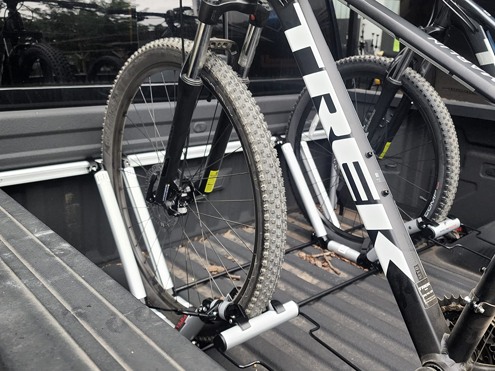 Truck Bed Bike Rack - All-Aluminum Truck Bed 2 Bike Rack Full Size Trucks- Holds 2 Standard Bikes - Effort-Free Installation customer photo 1