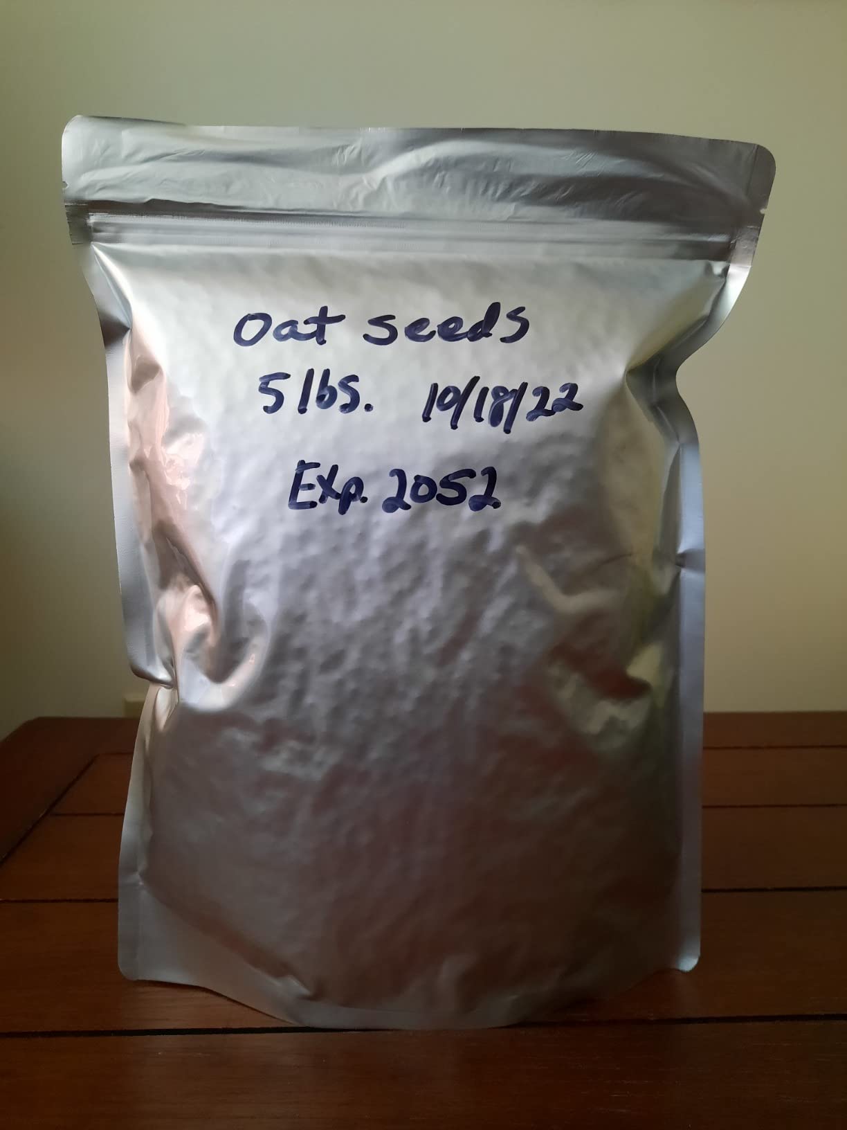 30 Mylar Bags for Food Storage 1 Gallon - Extra Thick 15 Mil - Long Term & Food Grade - Mylar Bags with Oxygen Absorbers 400cc- Zipper, Resealable, Stand-up Gousset - Bolsas Mylar con Abosrbentes customer photo 2