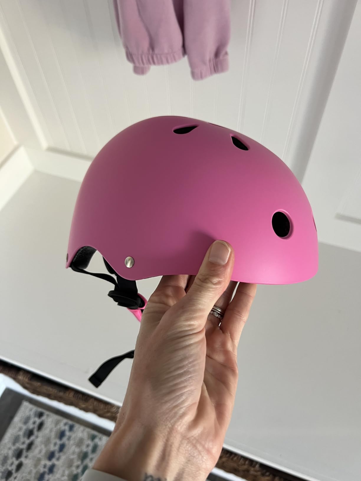 Simply Kids Bike Helmet with DIY Stickers, CPSC & CE Certified - Toddler Helmet for Skateboard Roller-Skating Bicycle Scooter customer photo 2