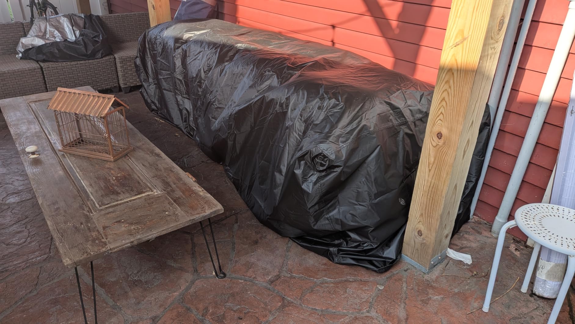 Mrrihand 2-Seater Outdoor Patio Sofa Cover Waterproof 60