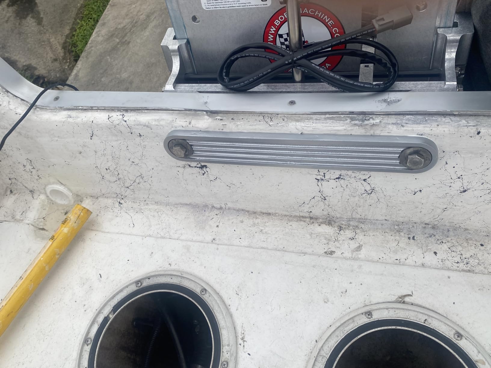 TSP-1 & TSP-2DP Transom Support Plate Kit For Transom Top & Lower Bolt Hole customer photo 1
