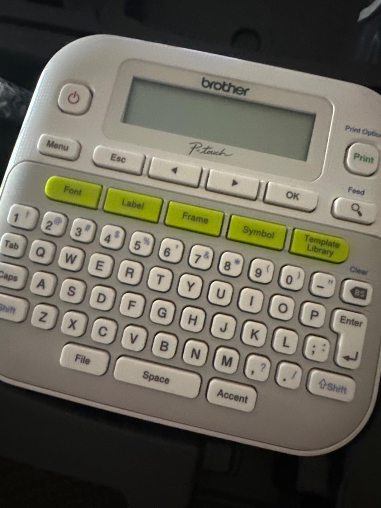 Brother P-Touch, PTD210, Easy-to-Use Label Maker Bundle (4 Label Tapes Included), White, Small customer photo 1