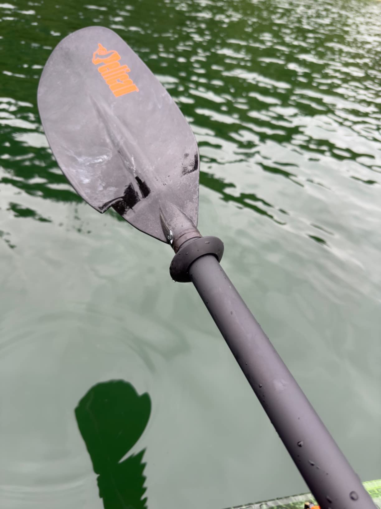 Pelican - Poseidon Angler Paddle - Aluminum Shaft with Reinforced Fiberglass Blades - Lightweight, Adjustable Kayaks Paddles - Perfect for Kayak Fishing customer photo 1