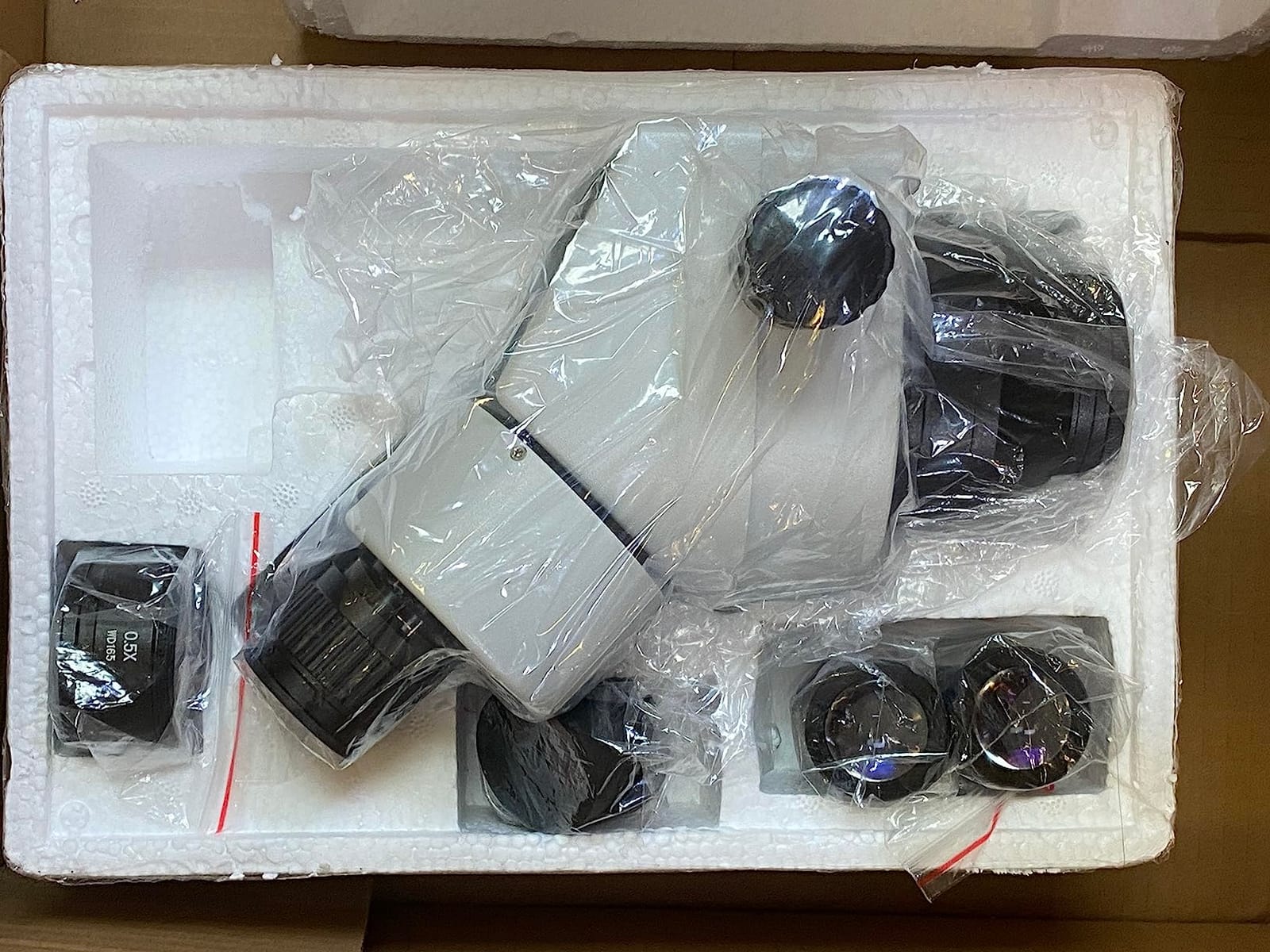 DZQ ZQ-1 Multi-Directional Microscope 7X-45X Magnification 0.5X Barlow Lens customer photo 1