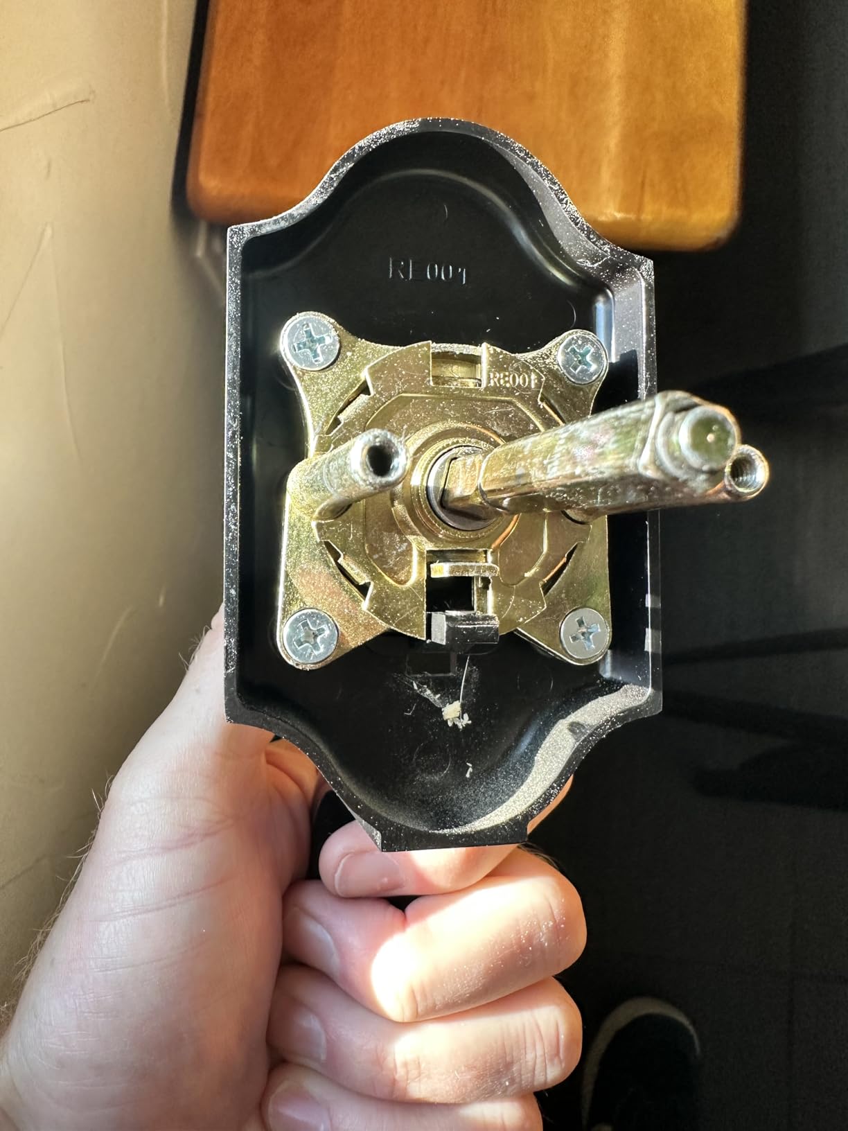 Veise KS02D Fingerprint Deadbolt Lock with Handle Set, Oil Rubbed Bronze customer photo 2