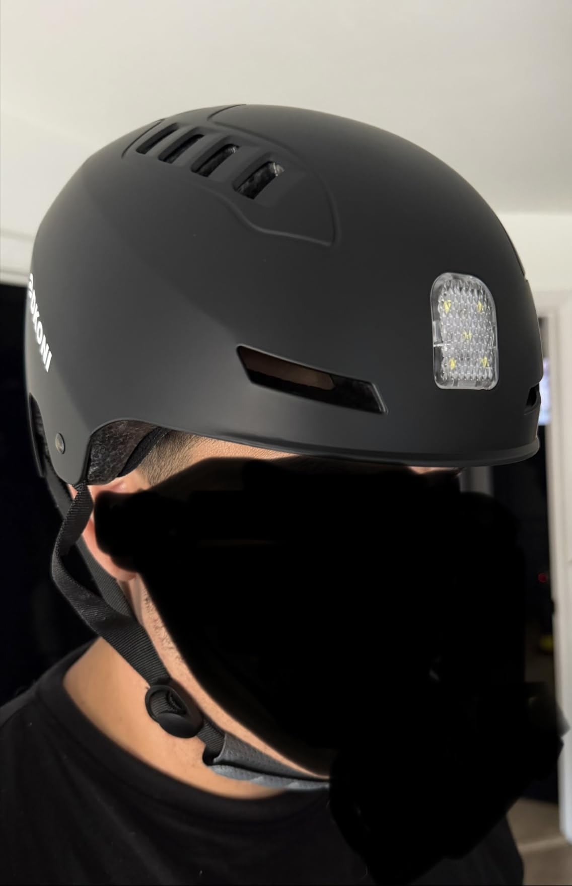 DKONI Bike Helmet with LED Lights Bicycle Helmets Commuter Cycling Helmet USB Rechargeable Front & Back LED Light Helmet for Adult Men Women customer photo 2