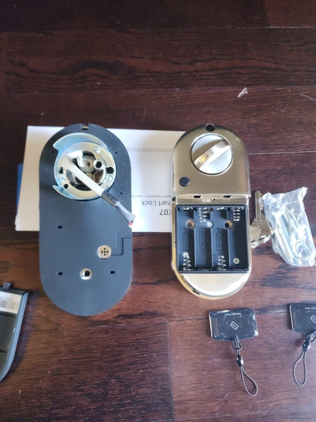 Veise RZ07 Fingerprint Smart Door Lock Deadbolt, App Control, Satin Nickel customer photo 1