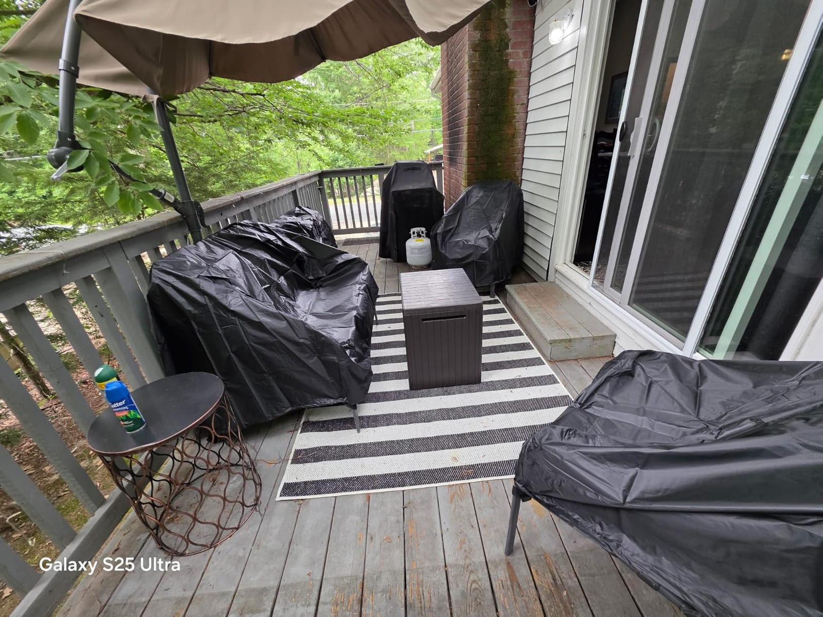 STARTWO Patio Furniture Cover 4 Piece Set, Black, Regular 420D customer photo 1