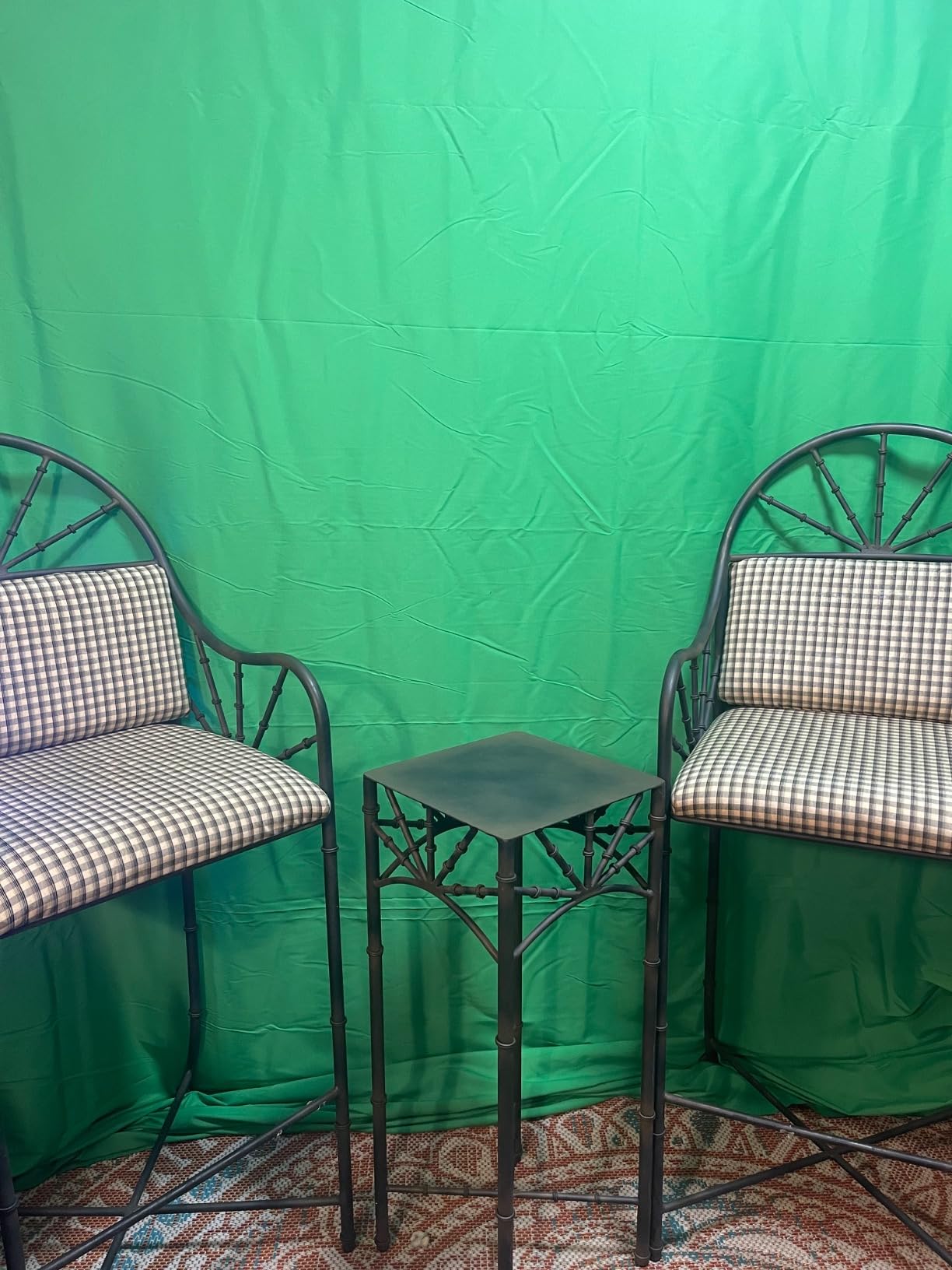 BEIYANG 10 Ft x 20 Ft Photography Backdrop Green Screen, Green Background Non-Reflective Fabric Wrinkle Resistance Photo Background for Photo Studio Shooting Props customer photo 1
