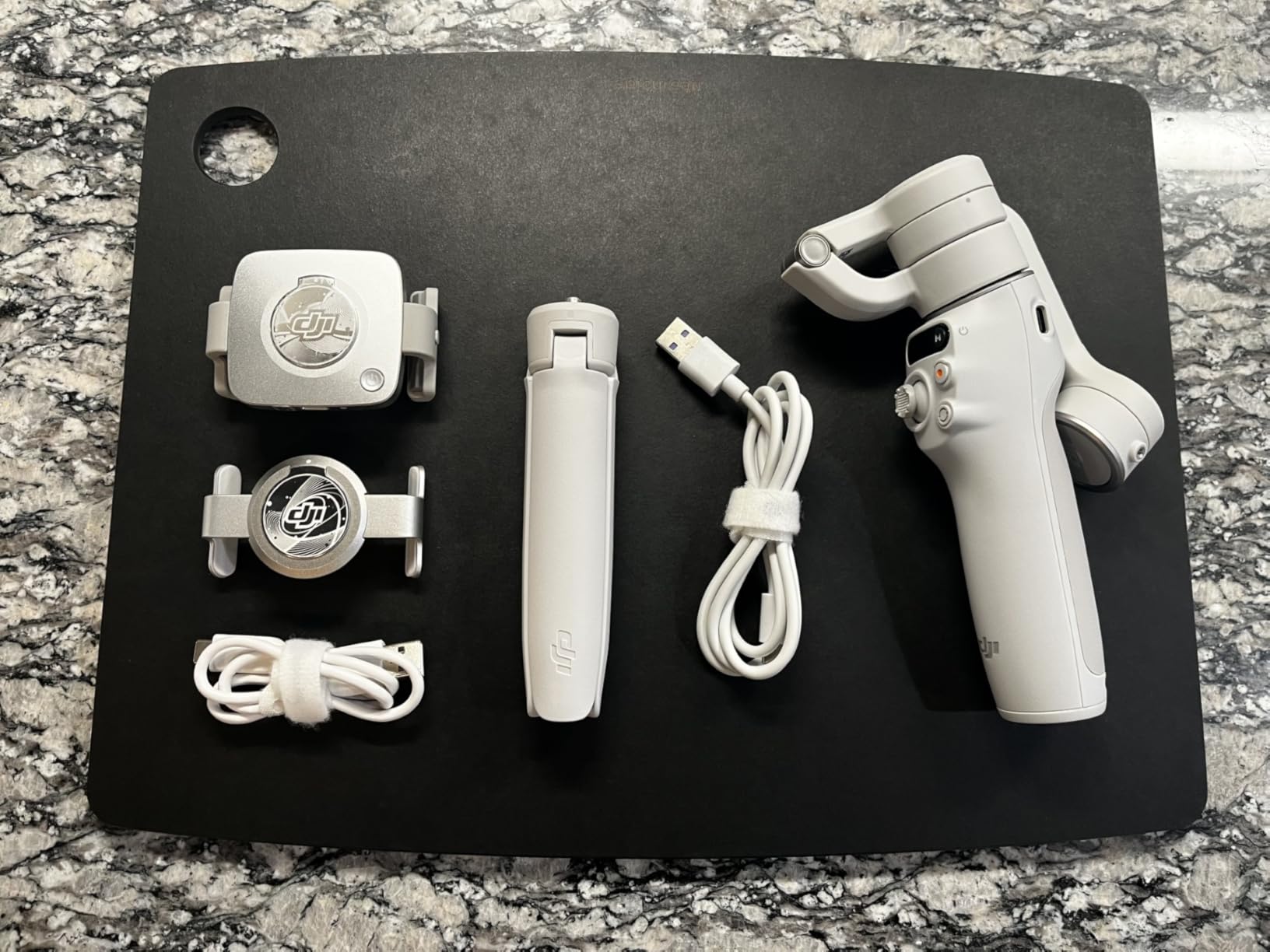 DJI Osmo Mobile 6 Smartphone Gimbal Stabilizer, 3-Axis Phone Gimbal, Built-In Extension Rod, Portable and Foldable, Android and iPhone Gimbal with ShotGuides, Vlogging Stabilizer, YouTube TikTok Video customer photo 2
