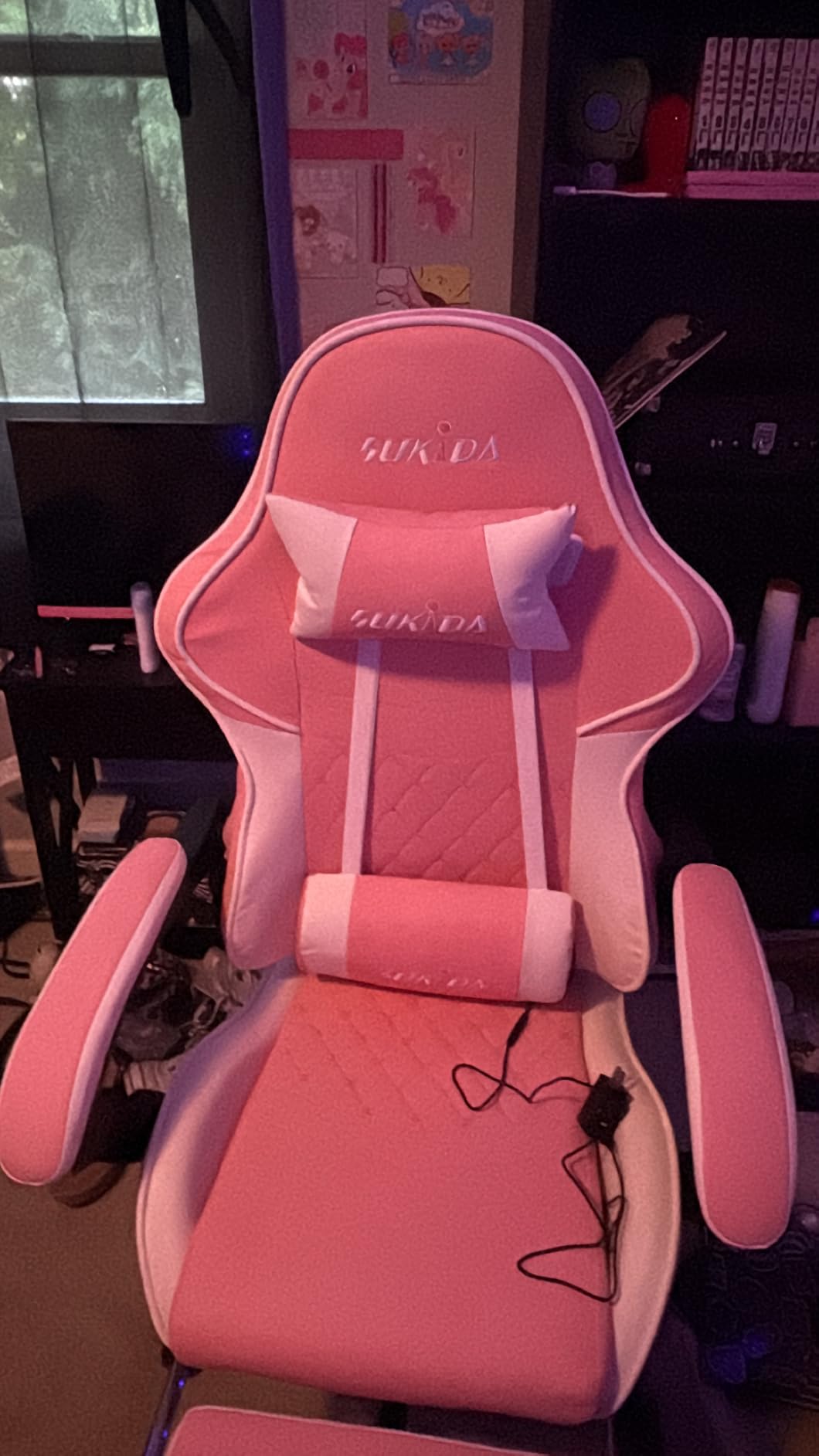 Ergonomic Video Gamer Chairs Gaming Computer Chairs Gamer Chairs for Adults Massage Lumbar Support Swivel Height Adjustable Headrest Backrest customer photo 2