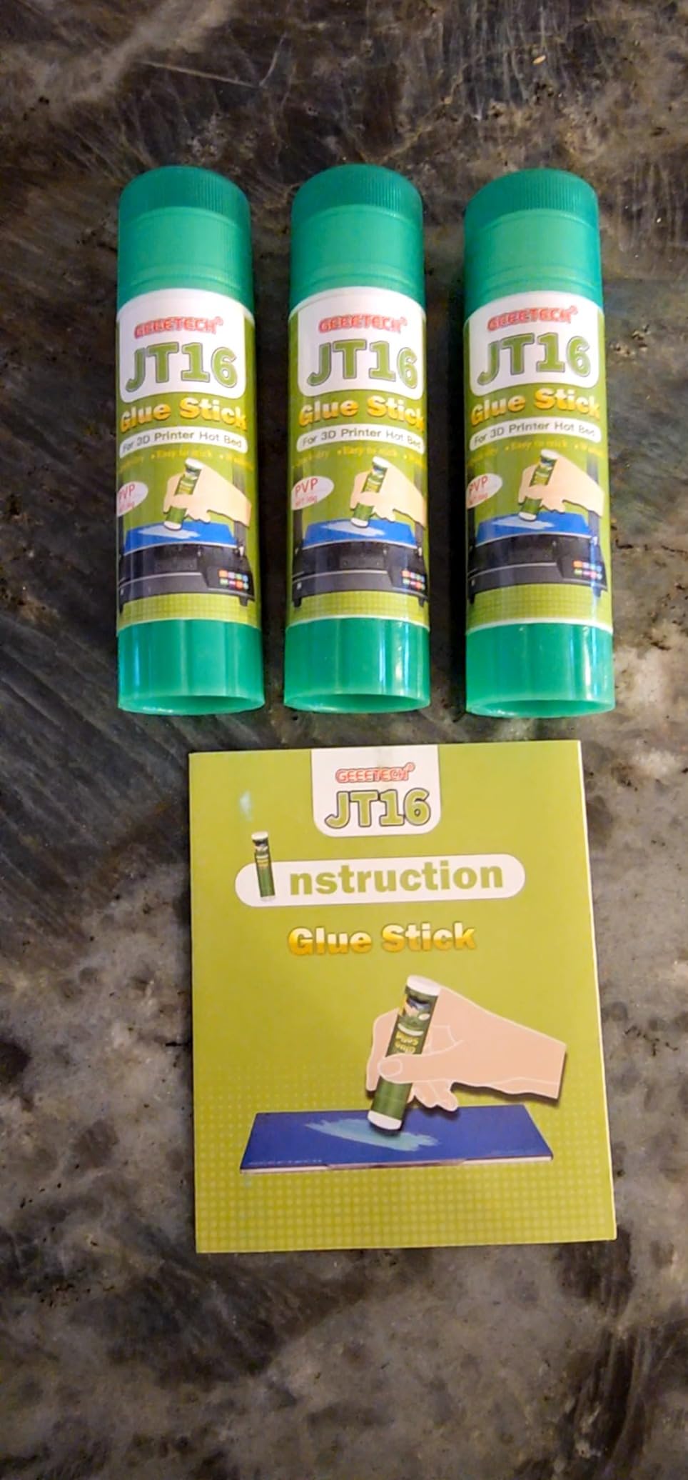 3D Printer Glue Stick 6 Pack, Perfect First Layer Adhesion, Prevents Warping on Heat Bed, Easy Release for ABS PLA PETG Filaments and Various Build Plate, 36g/1.27oz customer photo 2